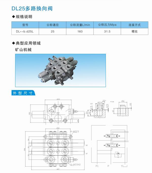 多路换向阀原理